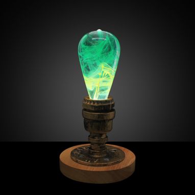 Custom Made Ep Light Ambient Led Table Lamp, Art Fixture Lighting, Unique Gifts - Mind