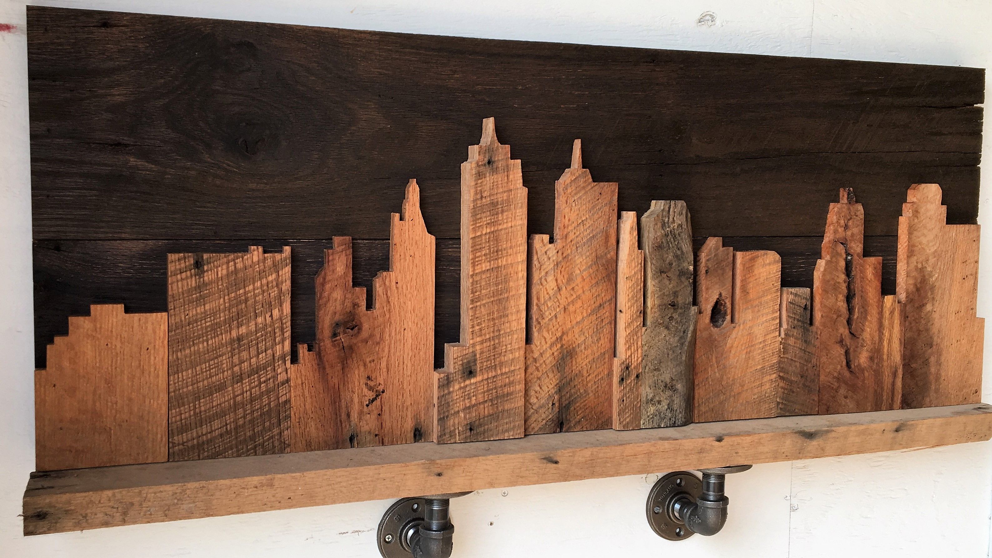 Buy Hand Crafted Kc Skyline, made to order from KC Custom Hardwoods ...