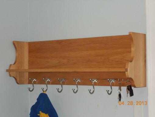 Custom Made Coat Rack / Wall Shelf