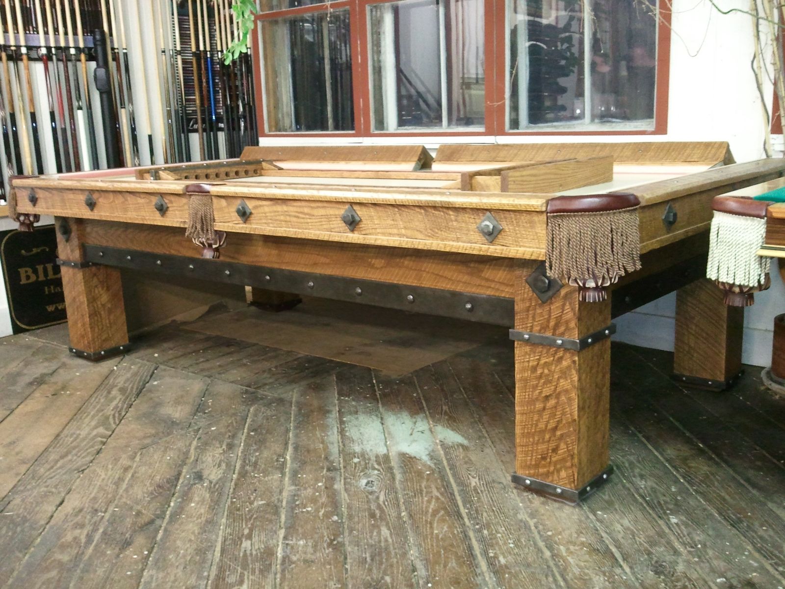 Hand Crafted Pool Table by Braddee Metal Works & Design