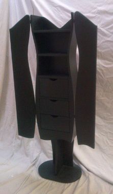 Custom Made Black Dress Lingerie Cabinet