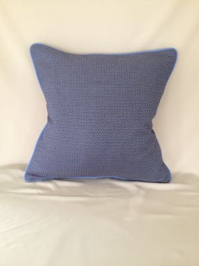 Custom Made Royal Blue And Navy Pattern Pillow Cover