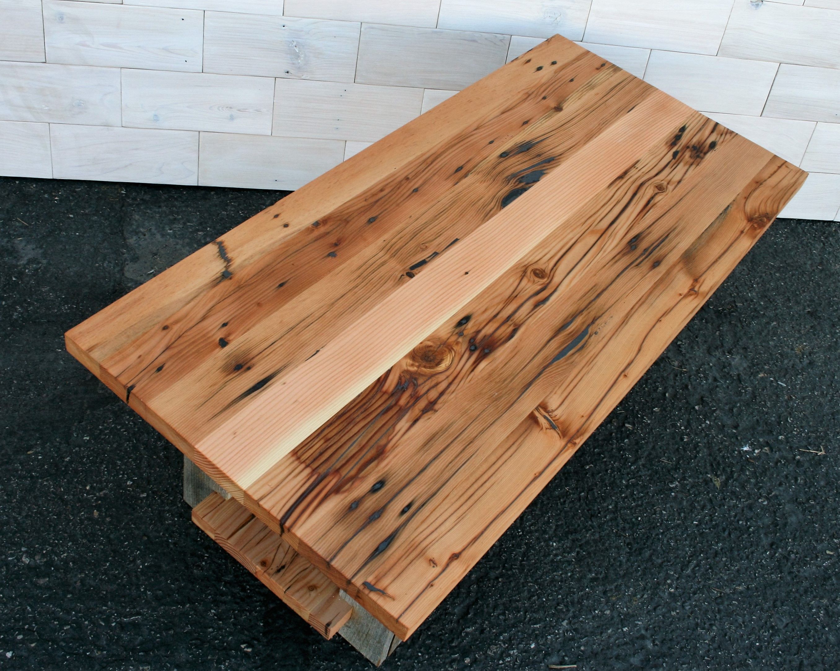 Custom Reclaimed Fir And Barn Wood Coffee Table by HistoricWoods by