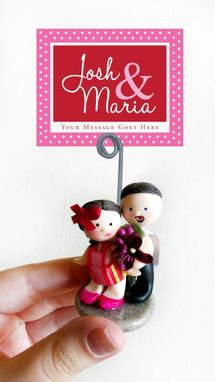 Custom Made Custom Miniature Couple Picture Holder - Super Cute Miniature