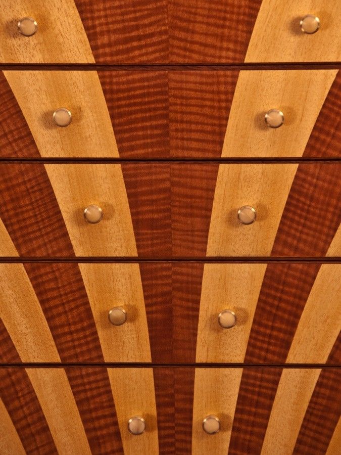 Custom Made Art Deco Jewelry Armoire by Heller And Heller Custom