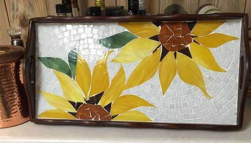 Custom Made Sunfllower Serving Tray