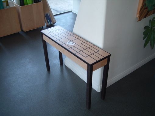 Custom Made Many's Sofa Table To Accompany His Coffee Table