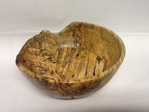 Custom Made Spalted Maple Bowl