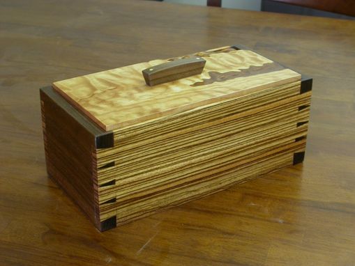 Custom Made Zebra Wood Box