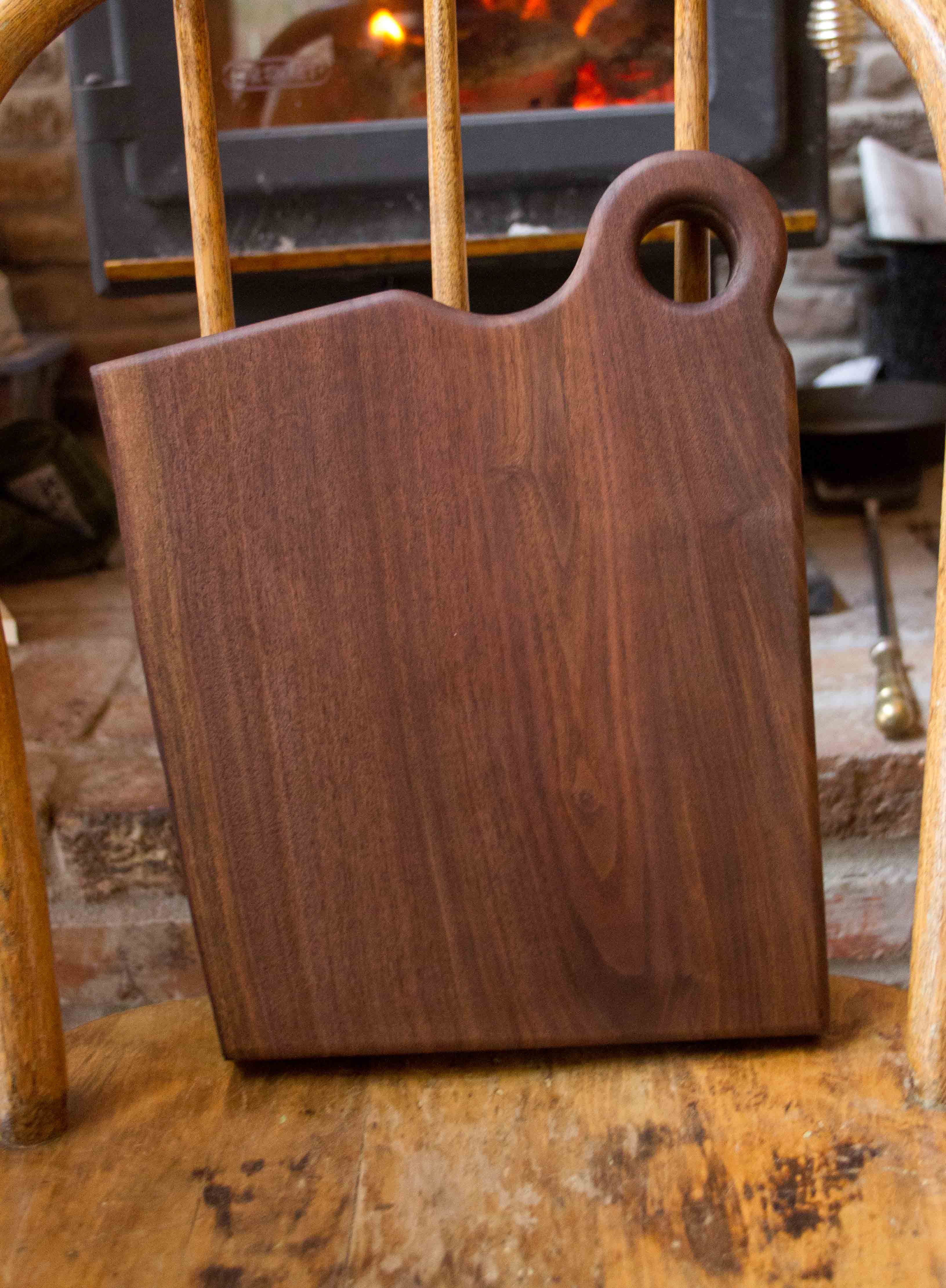 Hand Made Live Edge Walnut Cutting Board by Wood Shed