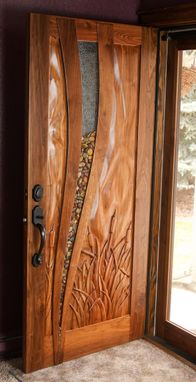Custom Made Walnut Entry Door