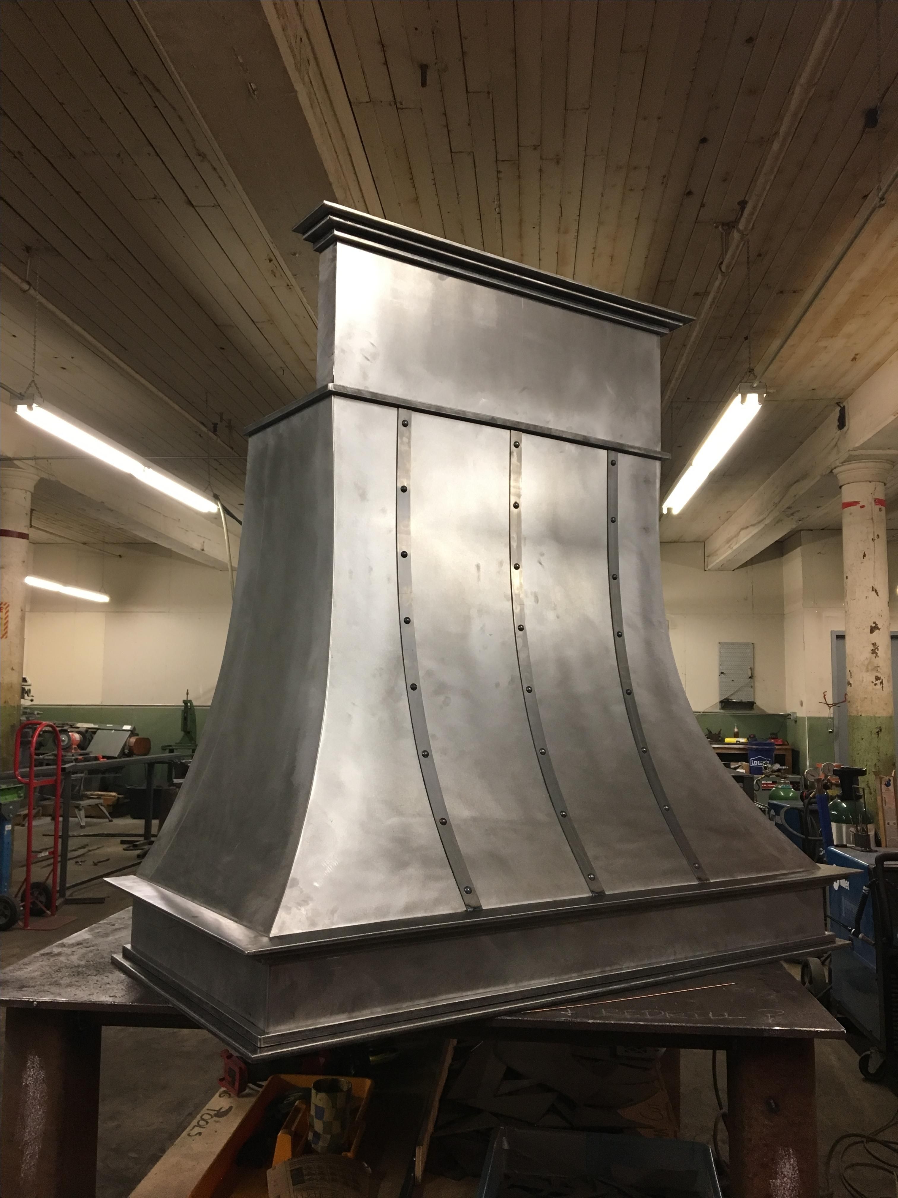 Custom Made French Style Range Hood by Iron Mountain Forge & Furniture ...