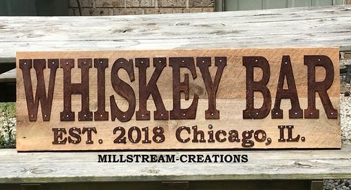 Custom Made Whiskey Bar Sign Ready To Ship