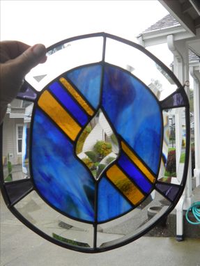 Custom Made Custom Beveled Glass Panel
