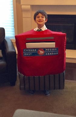 Custom Made Mail Box Costume ...Canadian Child