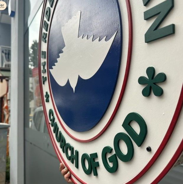 Buy Hand Made Custom Round Sign, Circle Custom Sign, Custom Logo Sign