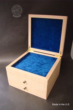 Custom Made Custom Jewelry Box Handcrafted In The U.S.  Jb10-2