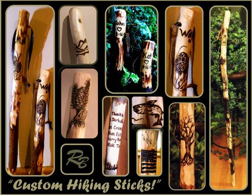 Custom Made Hiking Stick,Wood Anniversary Gift For Him,Anniversary Gift,Husband Gift,Hiker Gift,Retirement Gift,