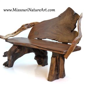 Custom Outdoor Furniture Custommade Upcycled Driftwood Rescued Wood Log Benches
