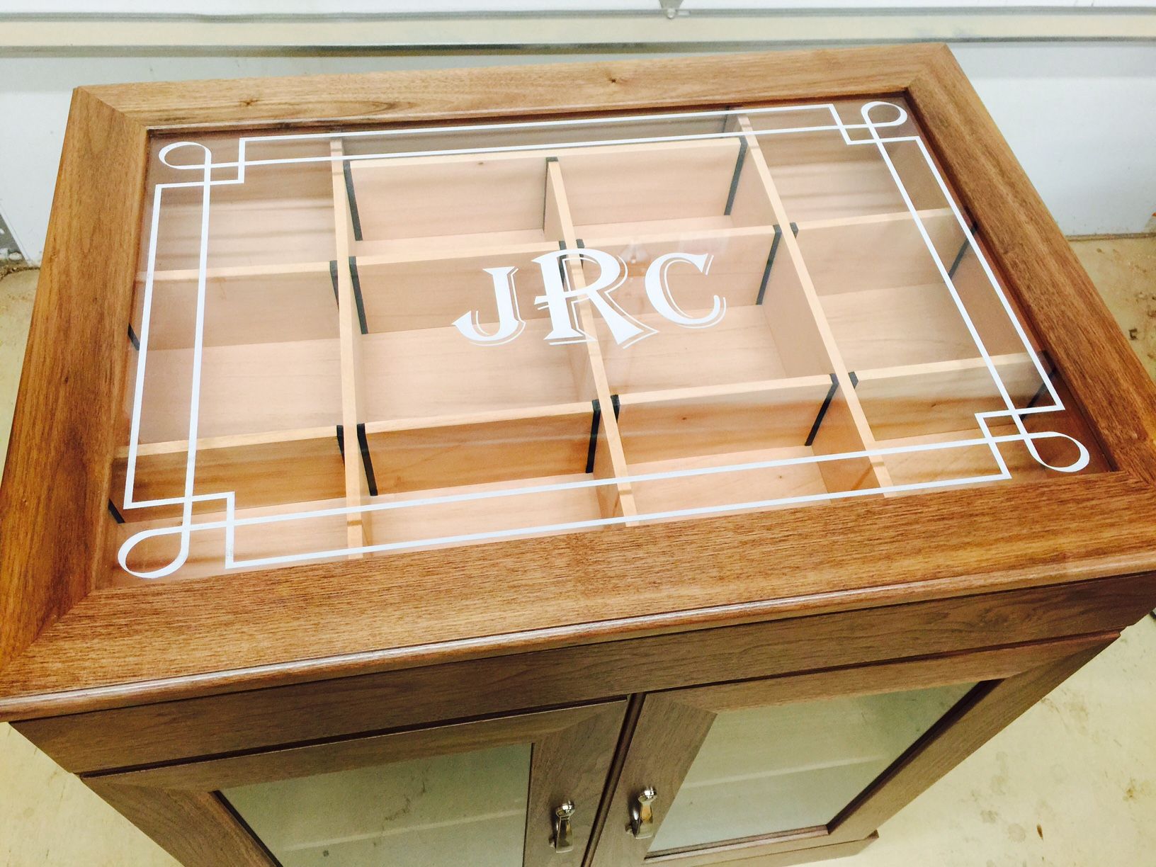 Custom Cigar And Alcohol Cabinet By