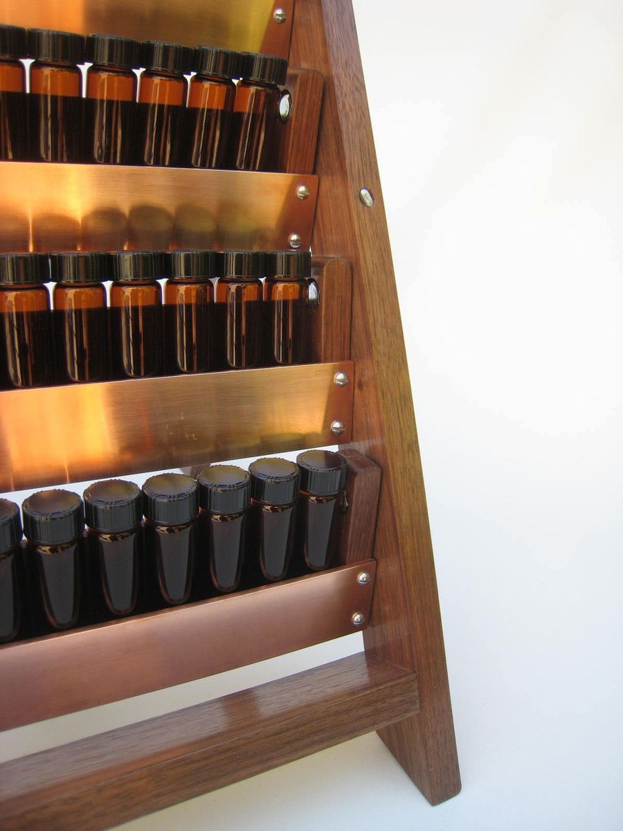 Buy a Hand Crafted Traveling Perfumer's Organ For Essential Oils