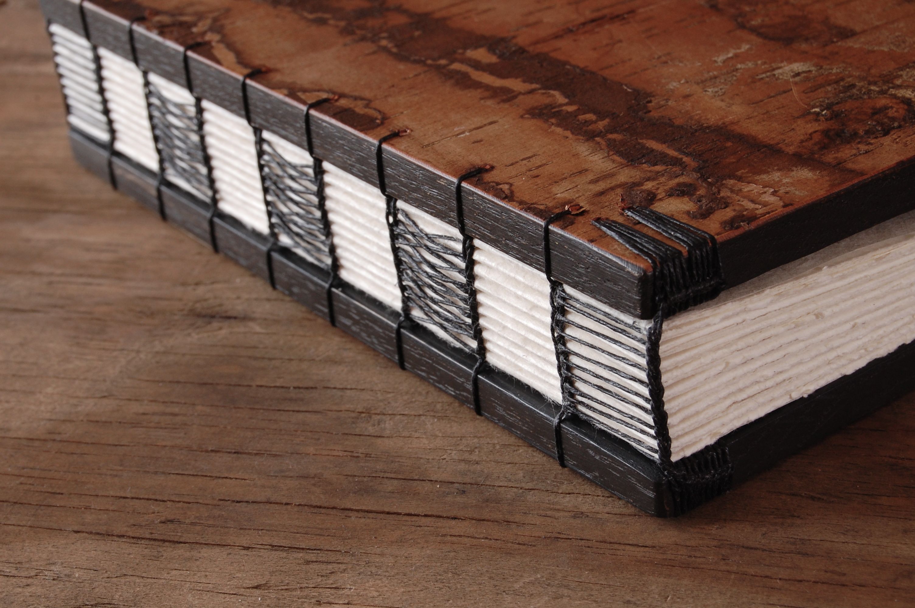 Hand Made Tree Bark Journal Rustic Bark Journal, Cabin Or Wedding