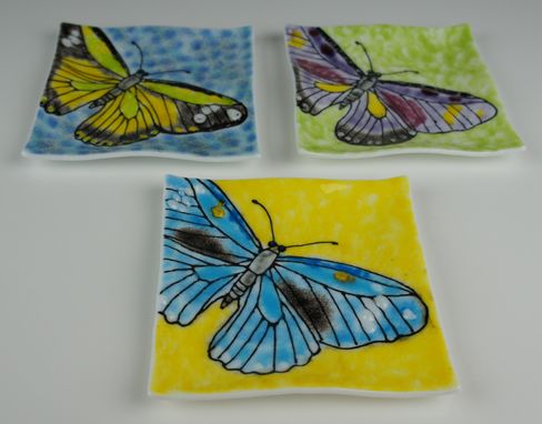 Custom Made Ripples- Butterfly Plate