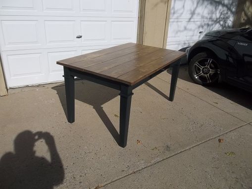 Custom Made Shaker Style Farm Table-60" X 36" With Drawer.