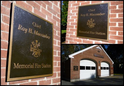 Custom Made Bronze Memorial Plaque