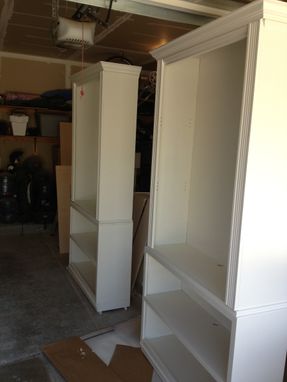 Custom Made Built In Bookcases