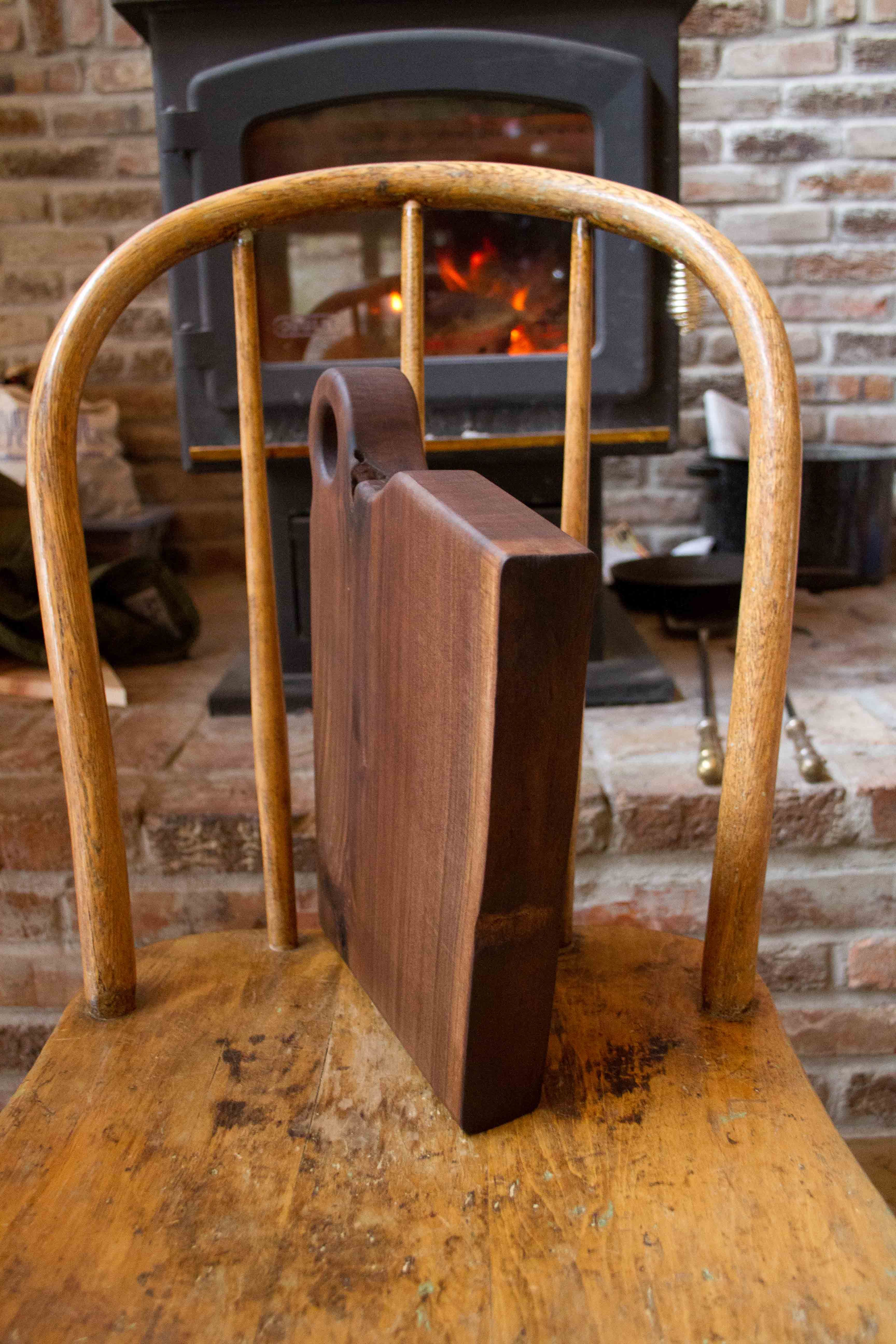 Hand Made Live Edge Walnut Cutting Board by Wood Shed