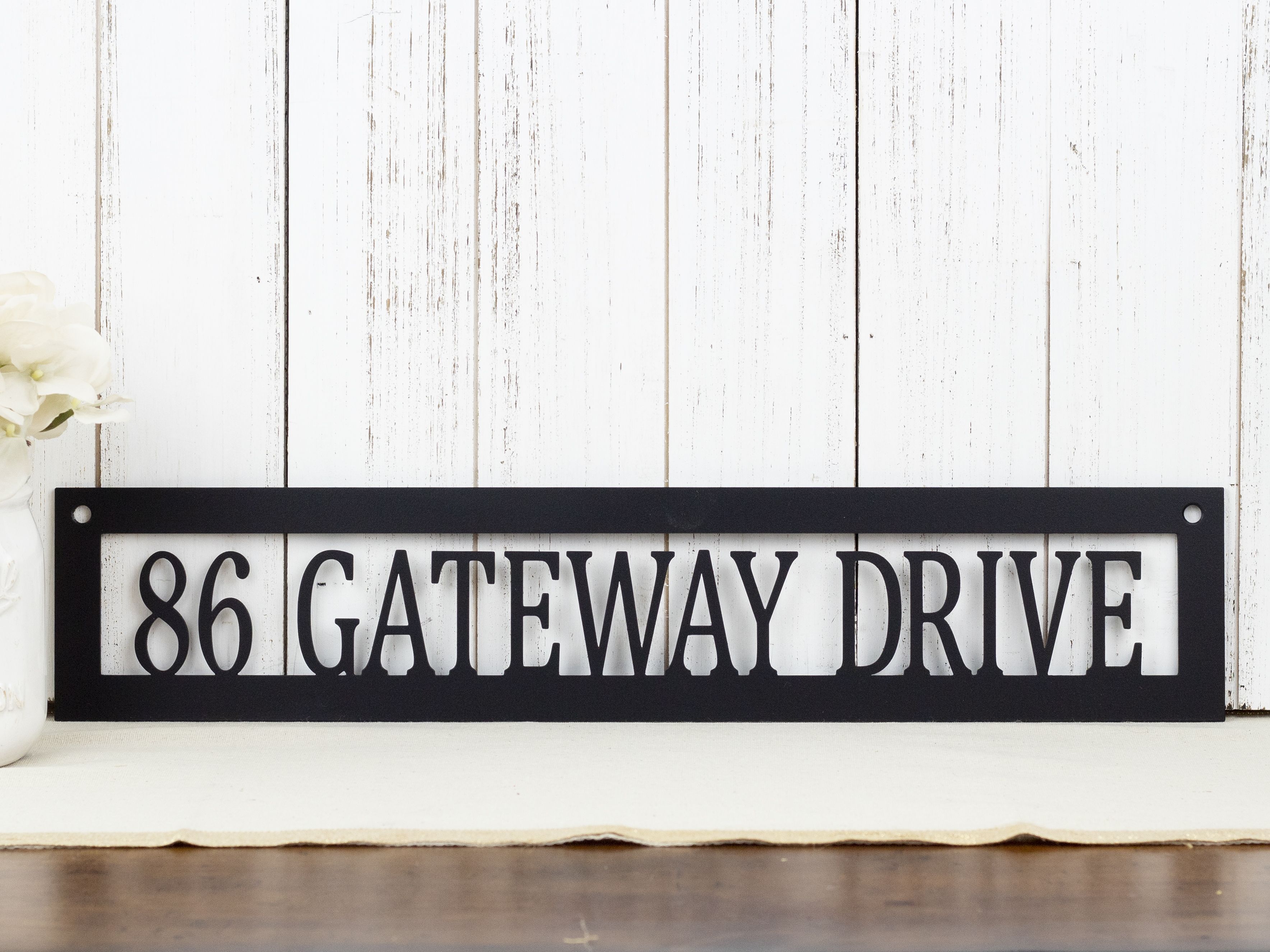 Buy Handmade Custom Family Name Sign House Address Sign Custom