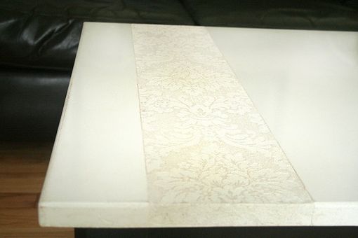 Custom Made White Damask Concrete