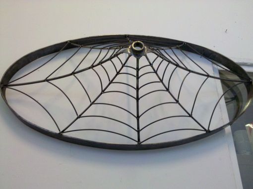 Custom Made Pot Rack - Spider Web
