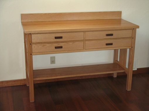 Custom Made Red Oak Sideboard