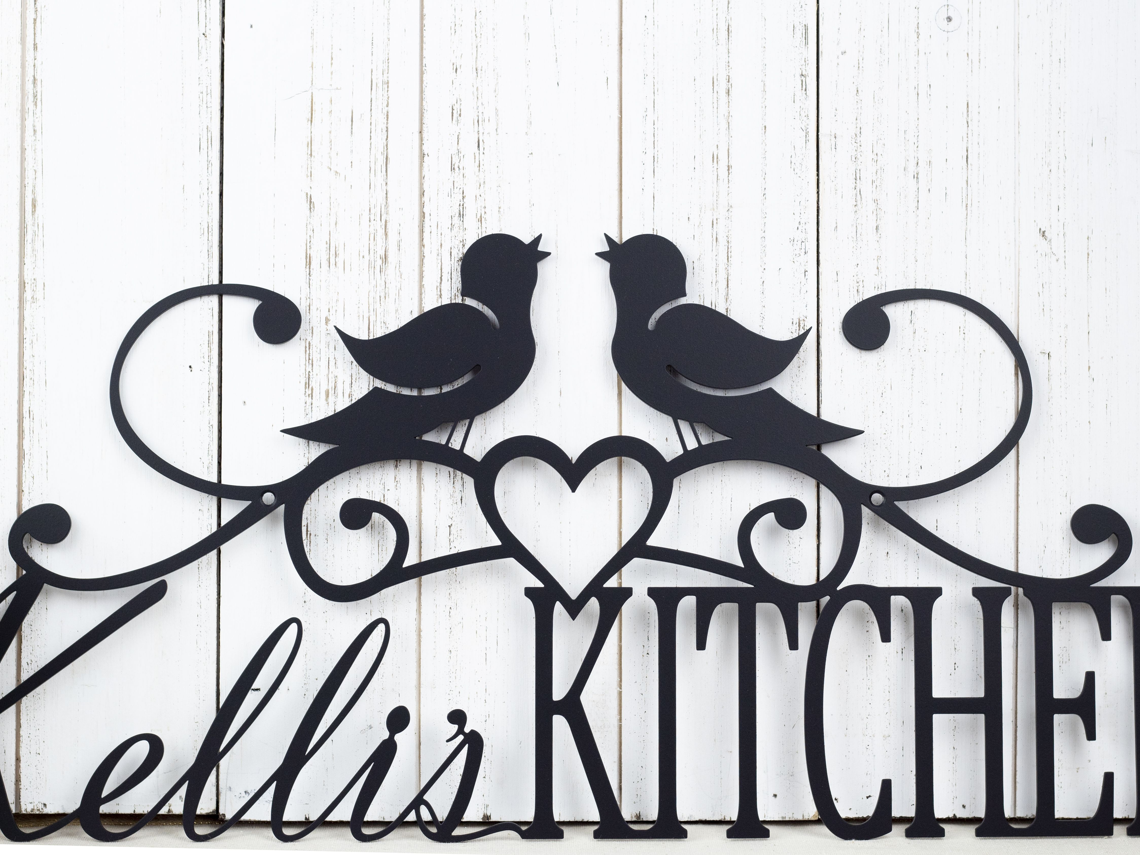 Buy Hand Crafted Laser Cut Name Sign Personalized Kitchen Sign