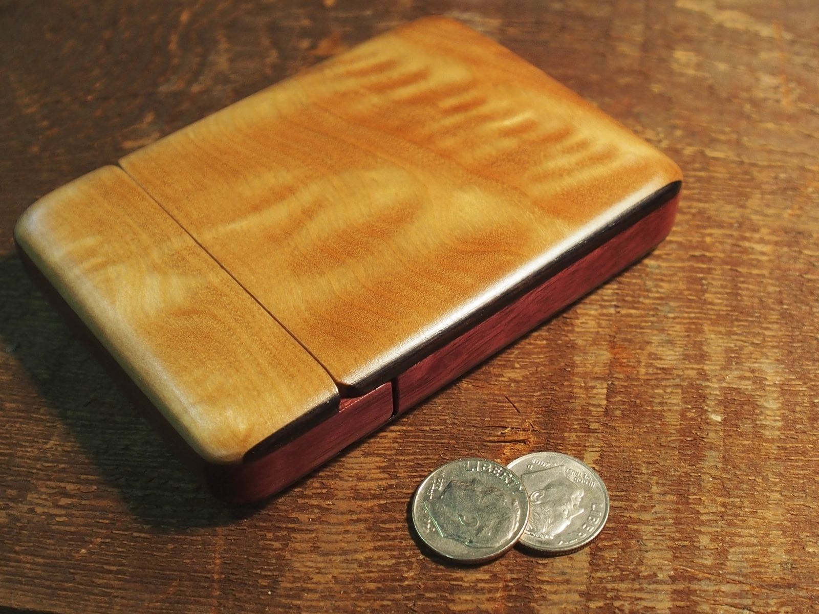 Buy Custom Wood Wallet, made to order from Perfect45Degree