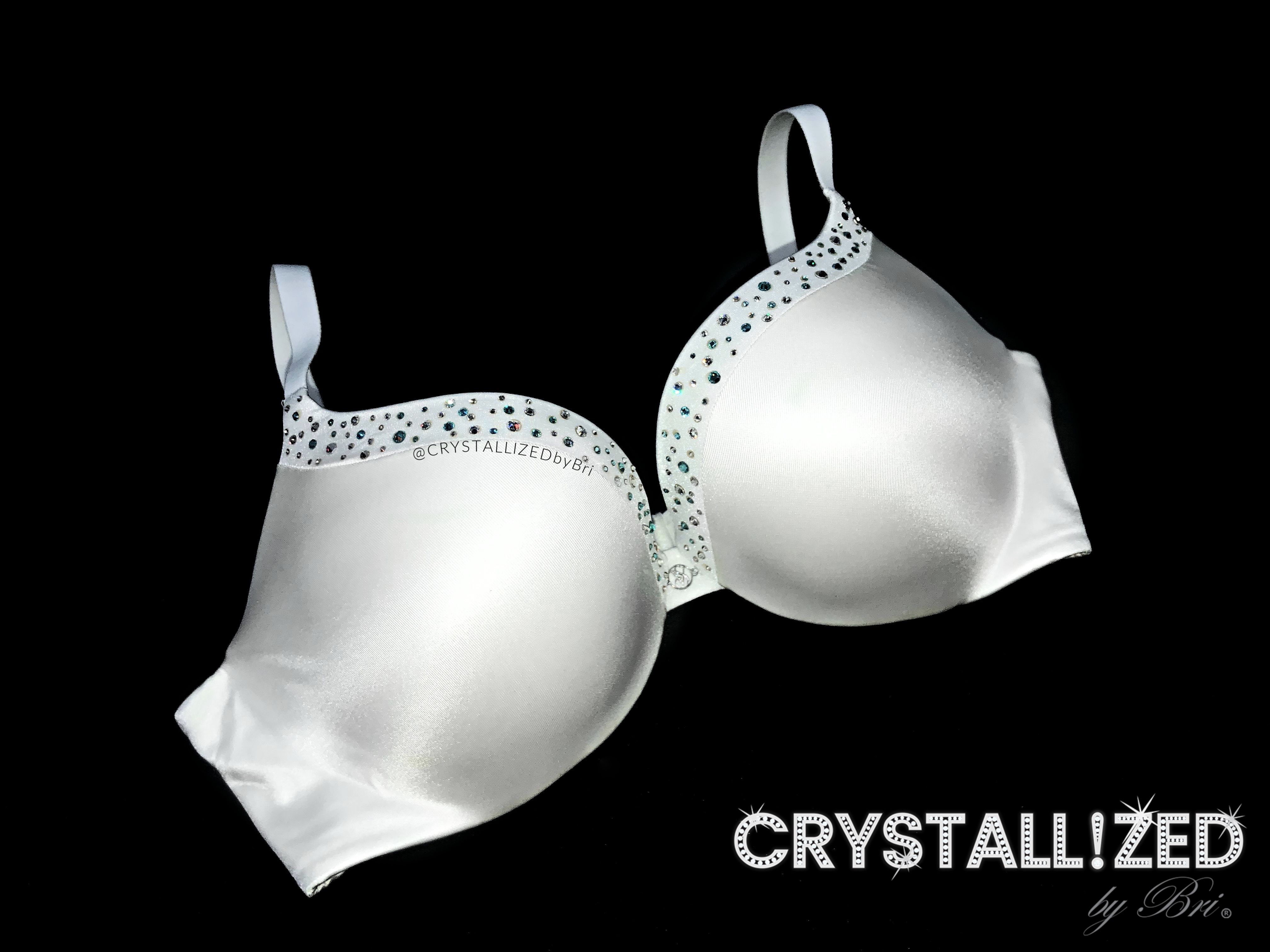 Buy Hand Crafted Crystallized Bling Bridal Push Up Bra Made With Swarovski  Crystals Bedazzled Wedding Night, made to order from CRYSTALL!ZED by Bri,  LLC