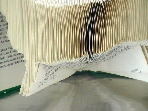 Custom Made Custom Dog Art - Book Origami Dachshund - Folded Book Art