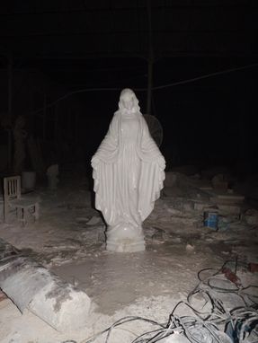 Custom Made The Madonna Marble Statue
