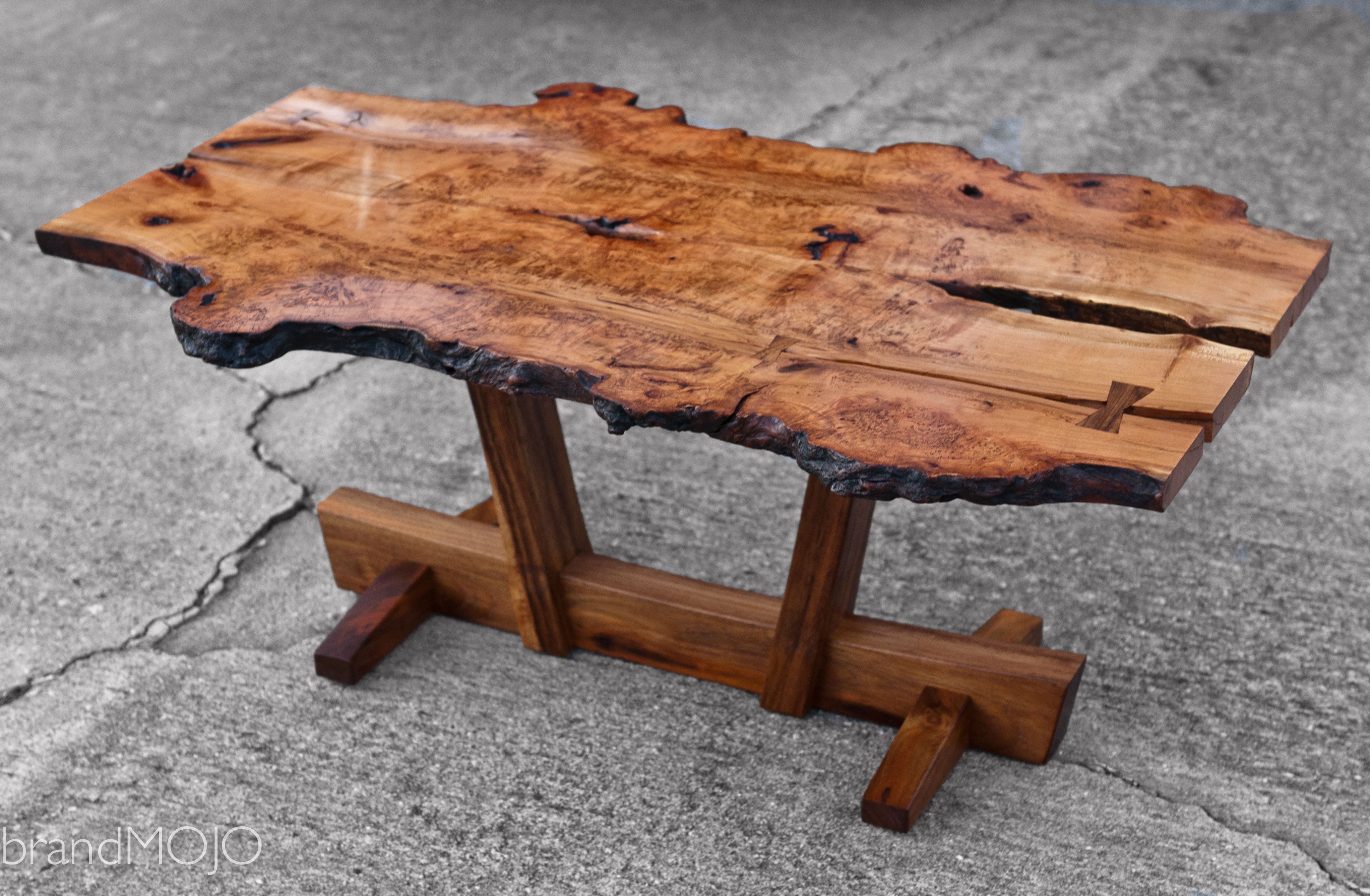 Buy Handmade Live Edge Cherry Burl, made to order from Brandmojo