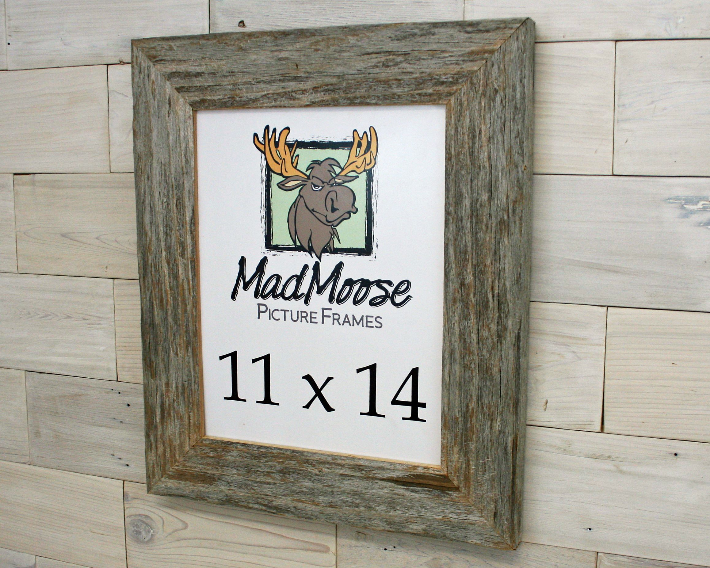 Hand Made Barn Wood Picture Frame Classic 3" by HistoricWoods by