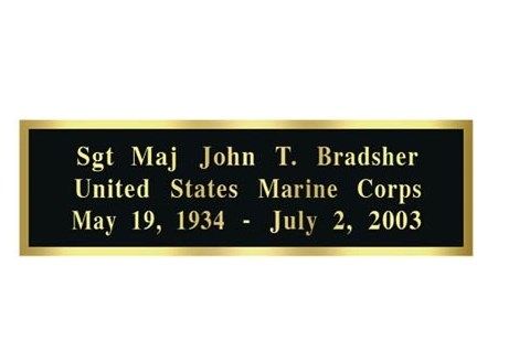 Custom Made Laser Engraved Name Plates