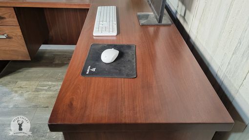 Custom Made Walnut Corner Desk, Office Desk