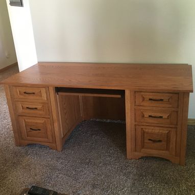 Custom Made Oak Desk