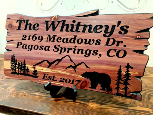 Buy a Hand Crafted Custom Wood Sign Outdoor Wood Sign 