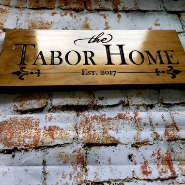 Custom Made Custom Carved Sign, New Home, Personalized Gift, Wood Sign, 5th Anniversary, Housewarming Present