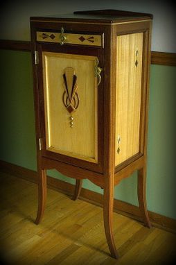Custom Made A Sheet Music Cabinet With Art Deco Styling And Details