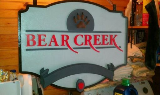 Custom Made Dimensional Signs - Bear Creek Lodge