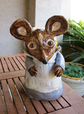 Custom Made Sculpted Ceramic Animals - Mouse